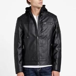 Guess Leather Jacket AUTHENTIC In Store Purchase