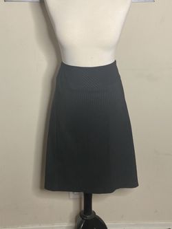 Arden B Pin- Stripe Pencil Skirt