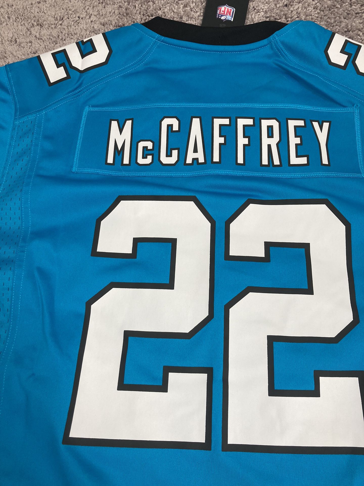 Authentic Christian Mccaffrey Carolina Panthers Jersey for Sale in Denton,  TX - OfferUp