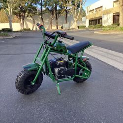 50 CC Mini Dirt Bike Gas Powered Motorcycle, Off Road Trail Bike, Max Load 165 lbs, Up to 20 MPH 