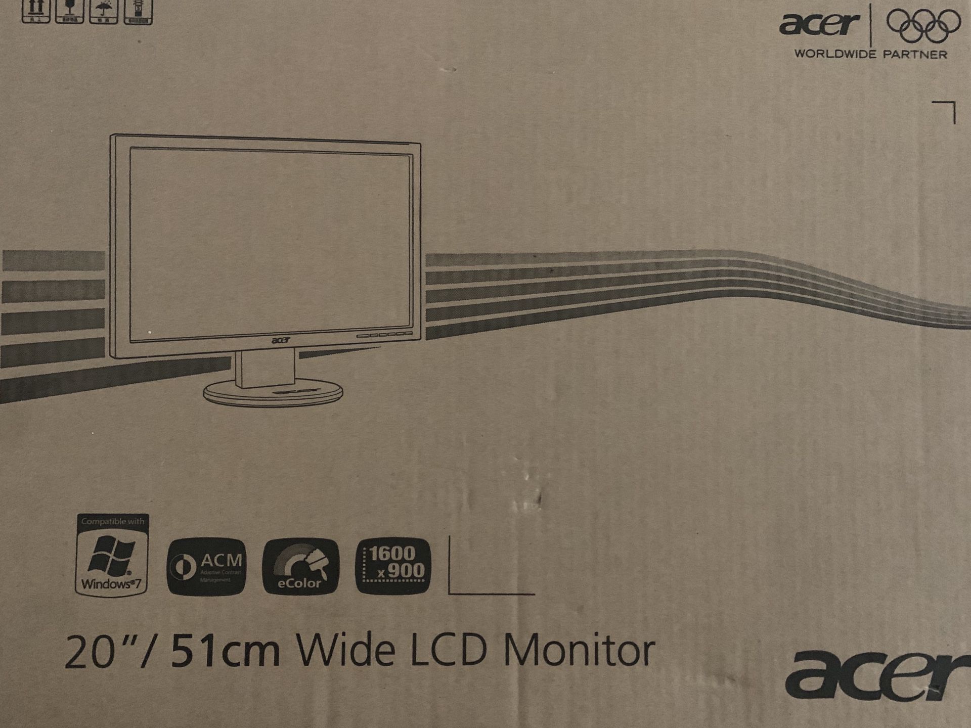 Acer 20inch LCD computer moniter V203HV