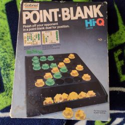 Virtual Garage Sale.  Point Blank Game By Gabriel. Factory Sealed. 1979.  Hi-Q.  Harvard. Bear New. Richard Sherman Figure Cash Porch Pickup Redmond 