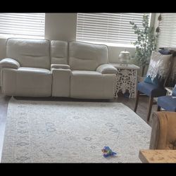 Macy Leather Sofa Recliner