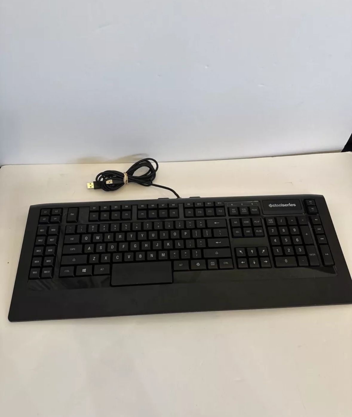 Steelseries Apex 64145 Gaming Keyboard RGB Backlit Macro Media Keys - Tested