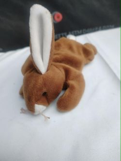 Ty Beanie Baby Brown Bunny Plush