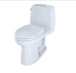 TOTO Eco UltraMax One Piece Elongated 1.28 GPF Toilet with E-Max Flush System and CeFiONtect - SoftClose Seat Included