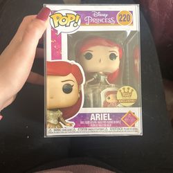 Disney Princess Ariel 220 Funko Exclusive Pop With Case