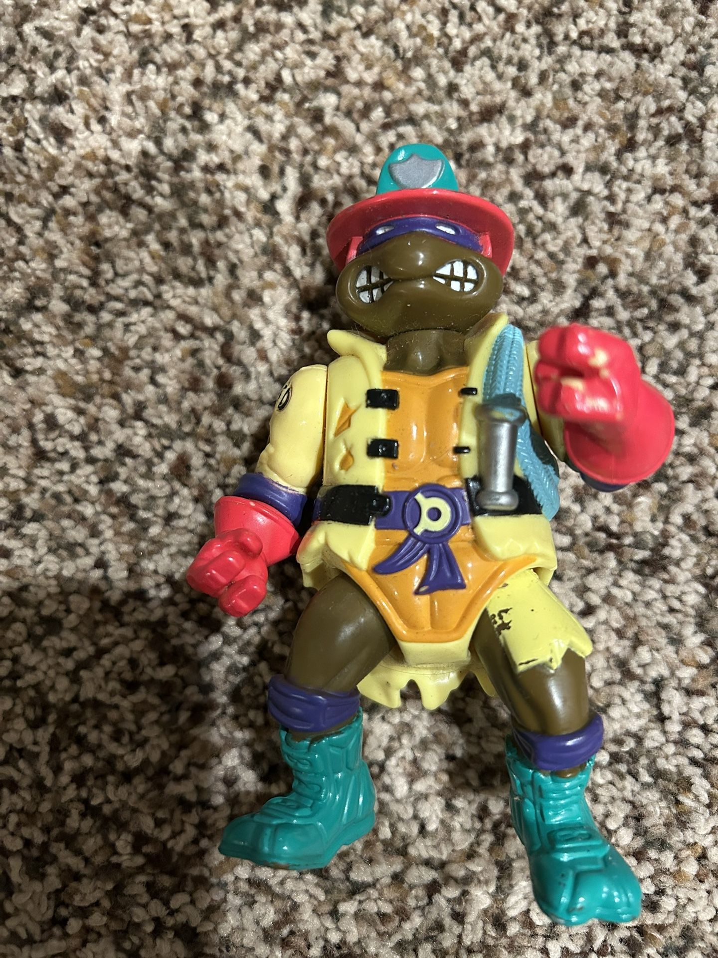 1991 Hose Em Down Don Firefighter Vintage Ninja Turtles Action Figure