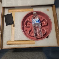 Ceramic Slow Feeder Dog Bowl