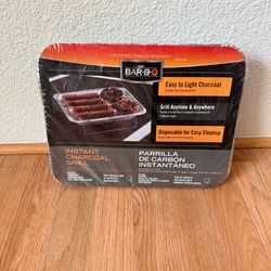 Mr. Bar-B-Q Disposable Instant Charcoal Grill Portable BBQ Camping Tailgating New