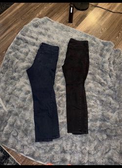 Womens Size 16 Dark Blue & Black Jeans Old Navy Rockstar Super Skinny Rockstar High Rise