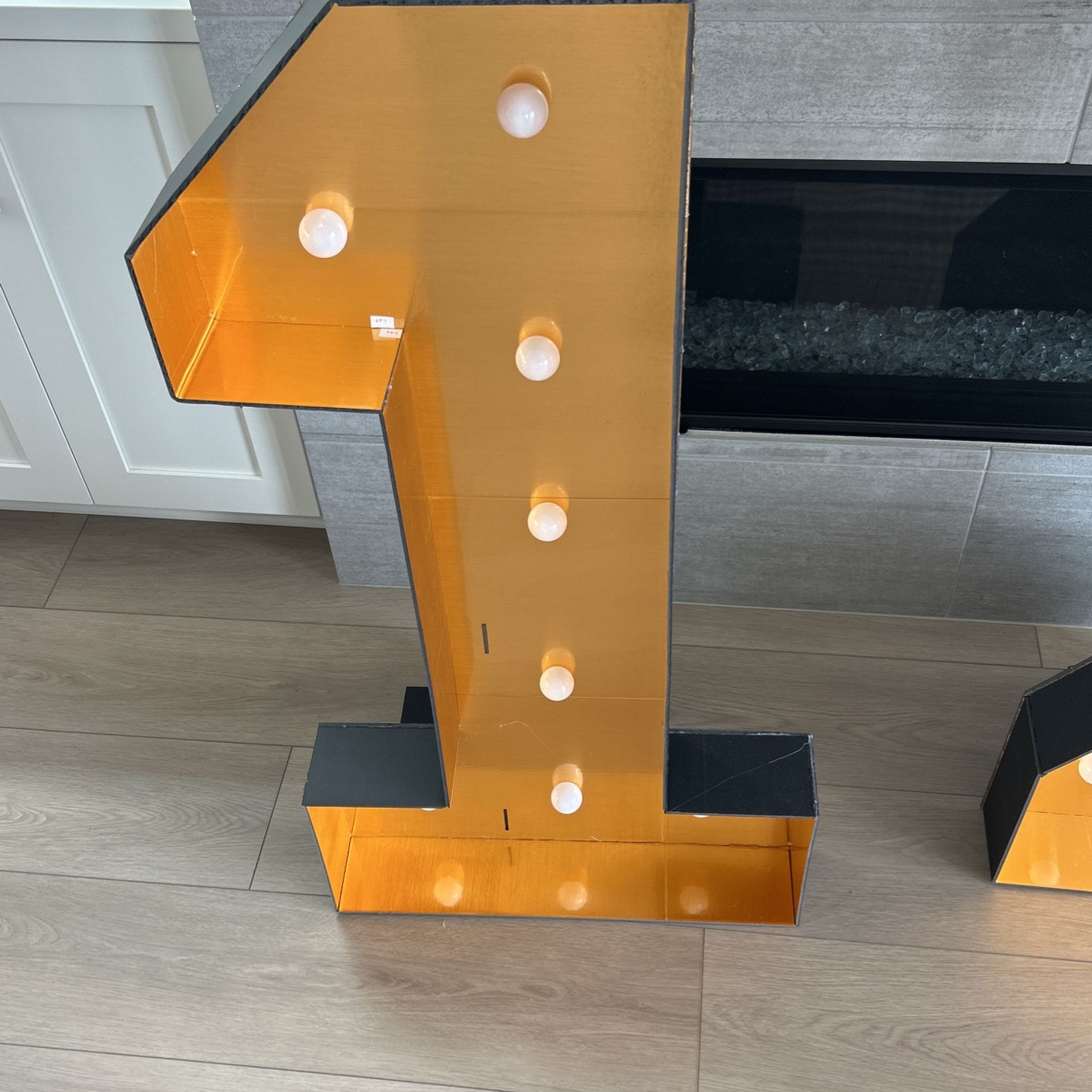 Number 1. Light Up Marquee