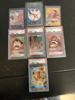 One piece  singles and graded cards