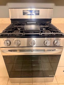 LG gas stove range