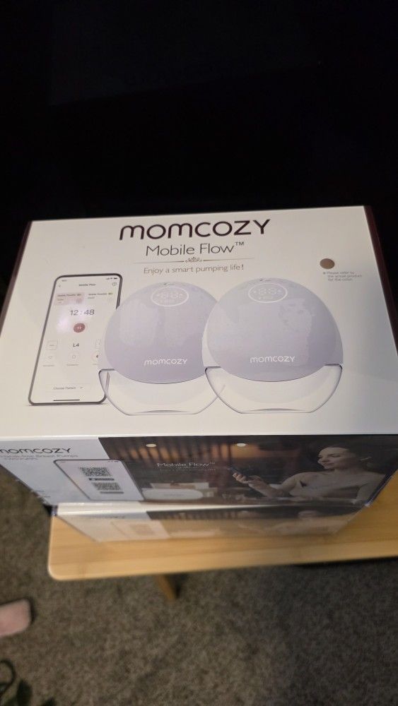 Momcozy Breast Pump Hands Free Upgraded Mobile Flow 2 Pack (Cozy Red)