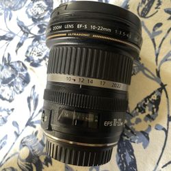 Canon Zoom lens 10-22mm