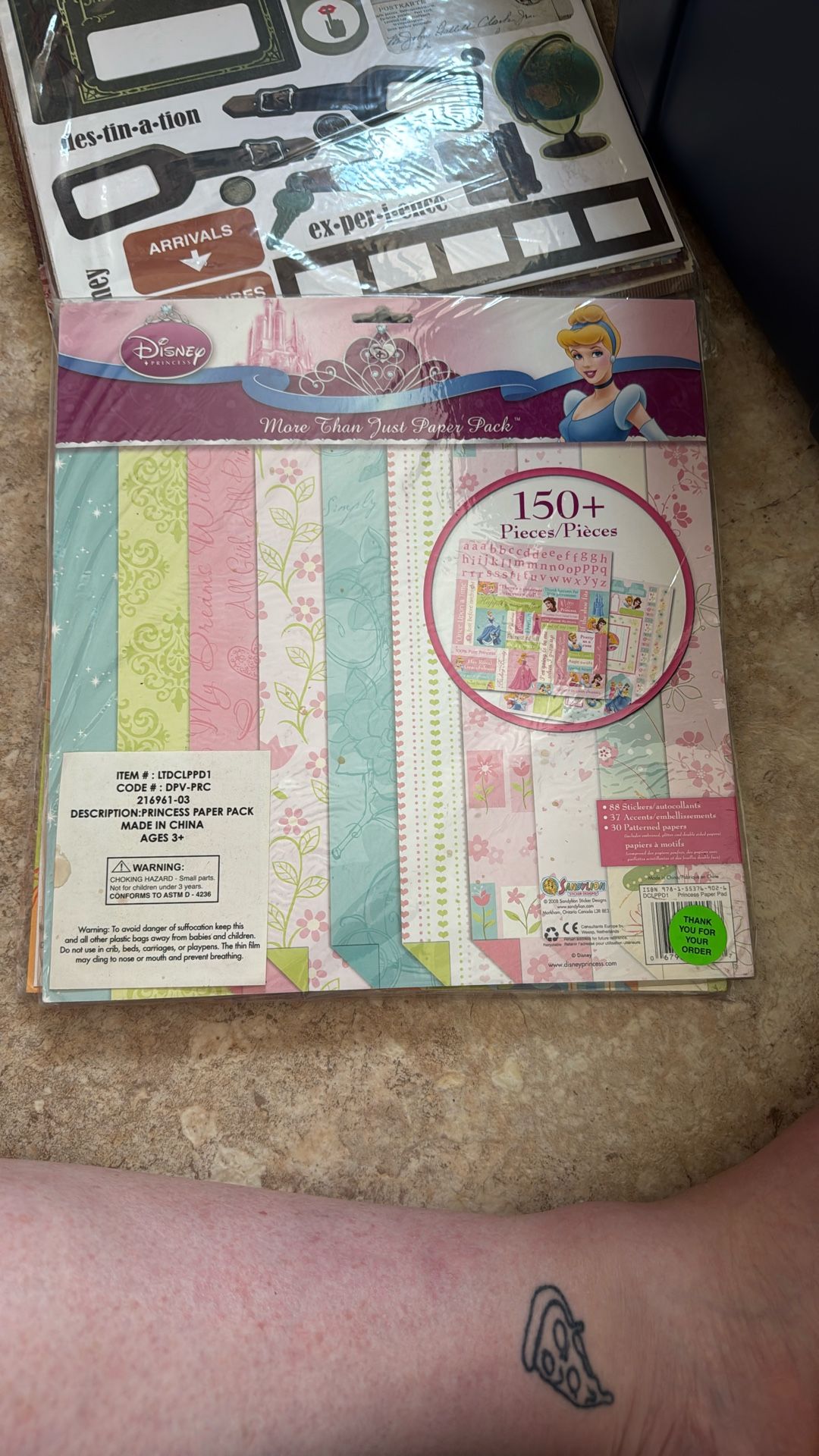 Disney Princess And Disney Winnie The Pooh Scrapbook Packs