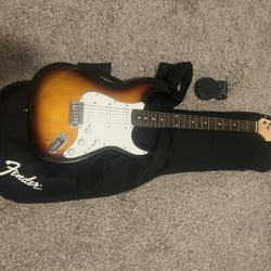 Spectrum Stratocaster Style Electric Guitar + Case & Accessories