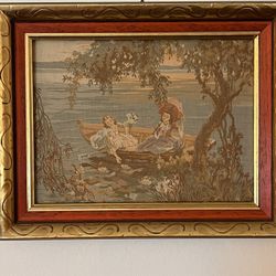 Vintage European Origin Tapestry  Wall Set