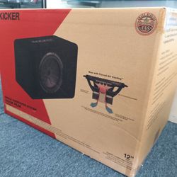 Kicker Vcwr12 Subwoofer With Box 