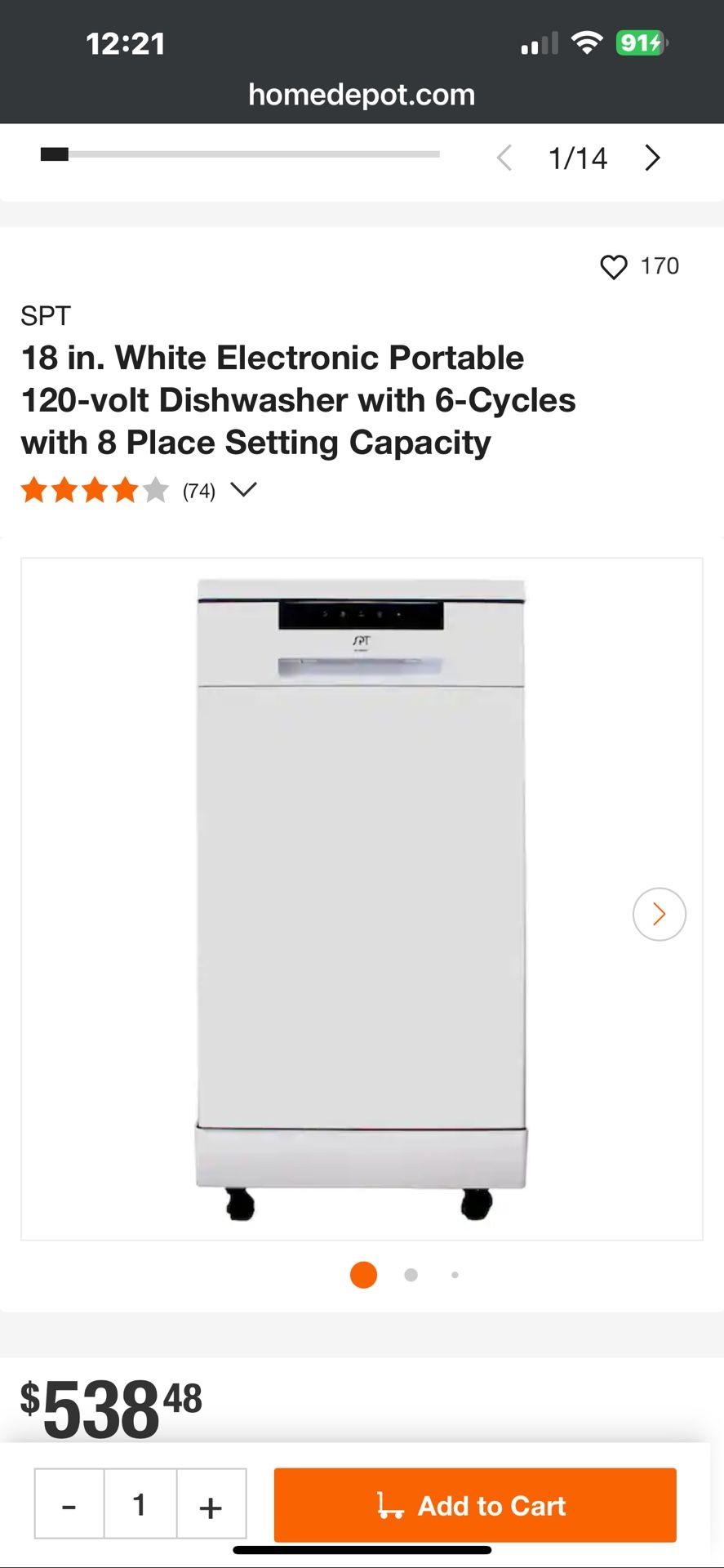 Portable Dishwasher