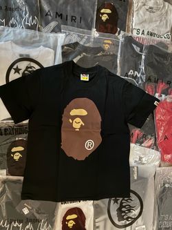 BAPE A Bathing Ape Black Graphic Tee