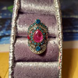 Multiple Colored Stone WOMAN'S RING