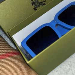 Burberry Blue squared sunglasses 