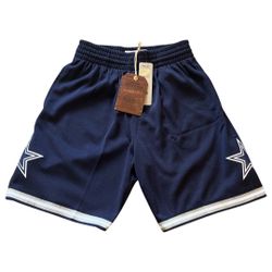 Mitchell & Ness Dallas Cowboys NFL Throwbacks Mesh Shorts 