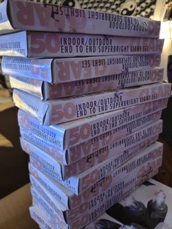 10 Boxes Of 50 Count Christmas Lights