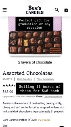 Sees candies