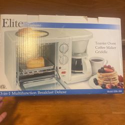 Brand New - Toaster oven Coffee maker Griddle