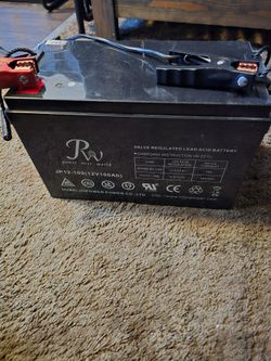 Battery for camping with case