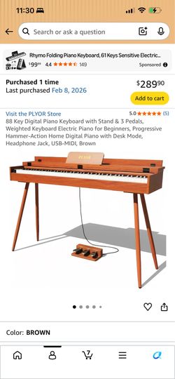 Like new 88 key keyboard