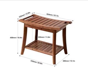 Wooden Shower Bench