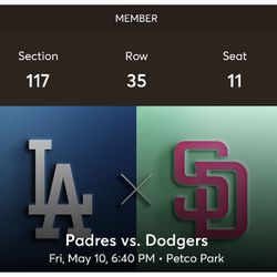 Padres Vs Dodgers 5/10