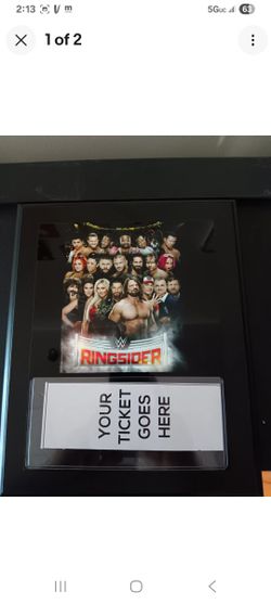 WWE Ringsider Ticket Display - Brand New