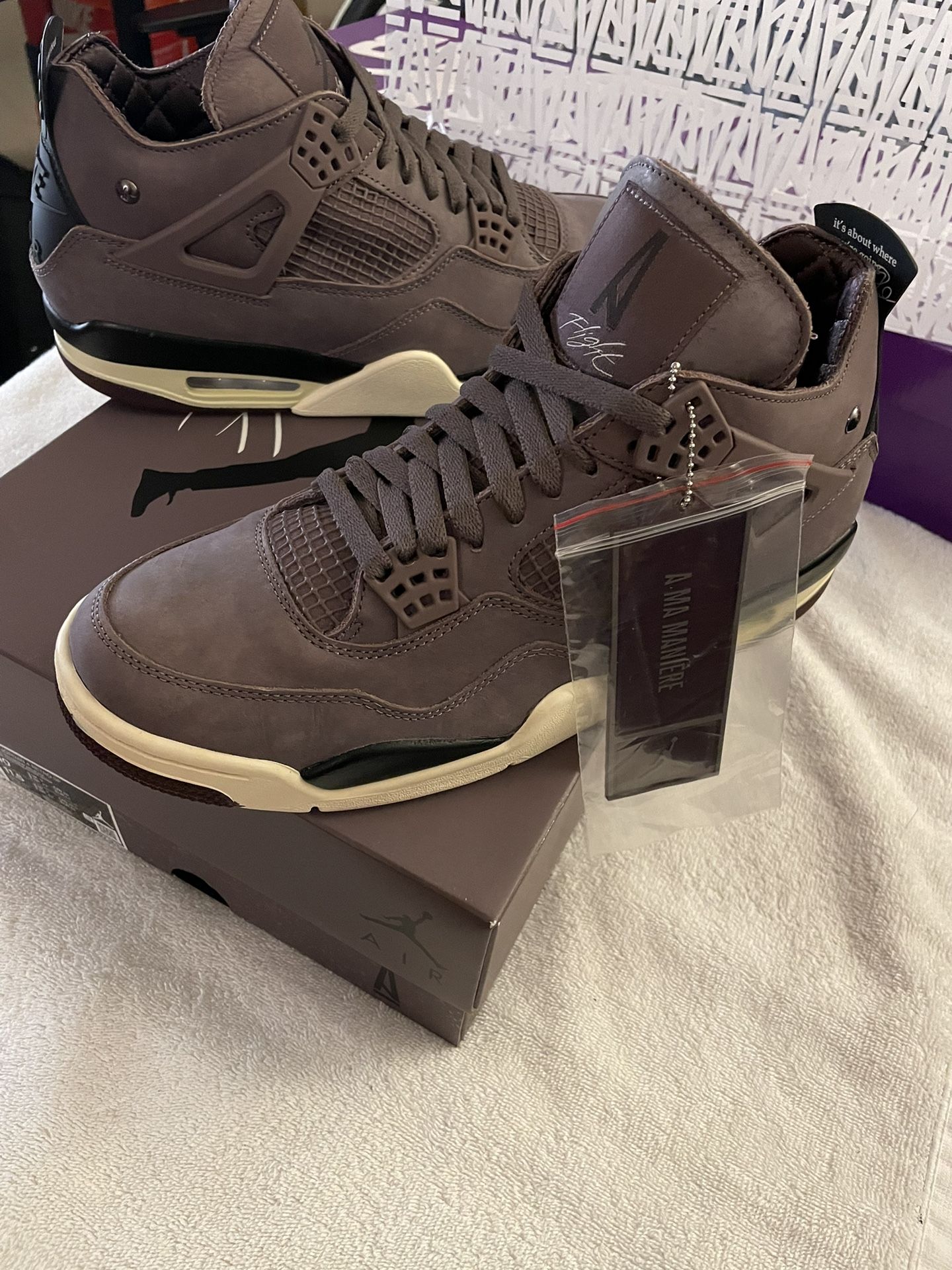 Nike Air Jordan 4 A Ma Maniére Sz 10
