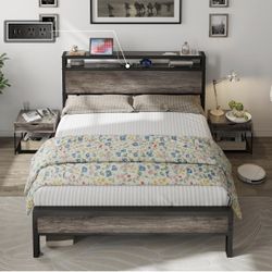 BED FRAME NEW QUEEN