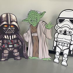 Star wars Foam cutouts