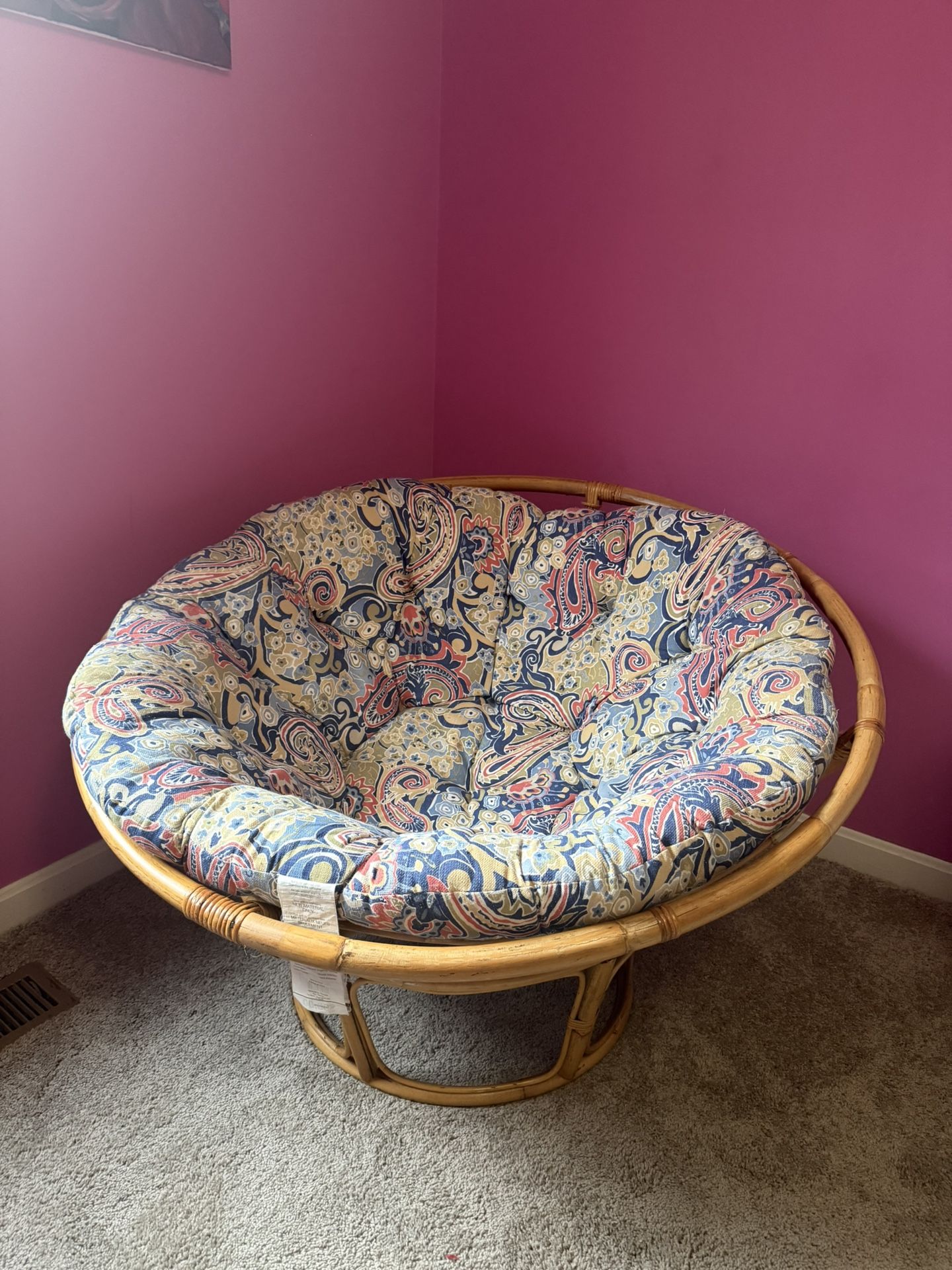 Papasan Chair + Cushion 