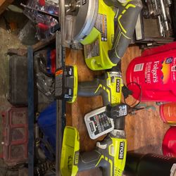 Ryobi Saw 18v And 18v Drill 12v Drill