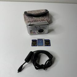 General Electric GE A1050 Digital Camera 10.1MP 5x Zoom + USB Cable + 3x 2GB SD
