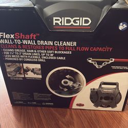 Wall to wall drain cleaner