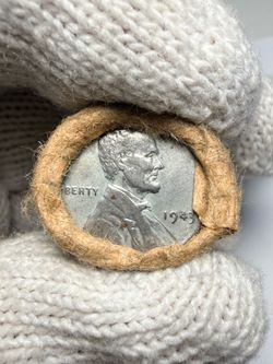 Unsearched Rare half roll wheat penny old vintage 1(contact info removed) enders