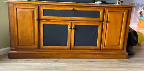 Wood TV Stand