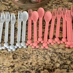 Micky Shape Spoons And Forks 