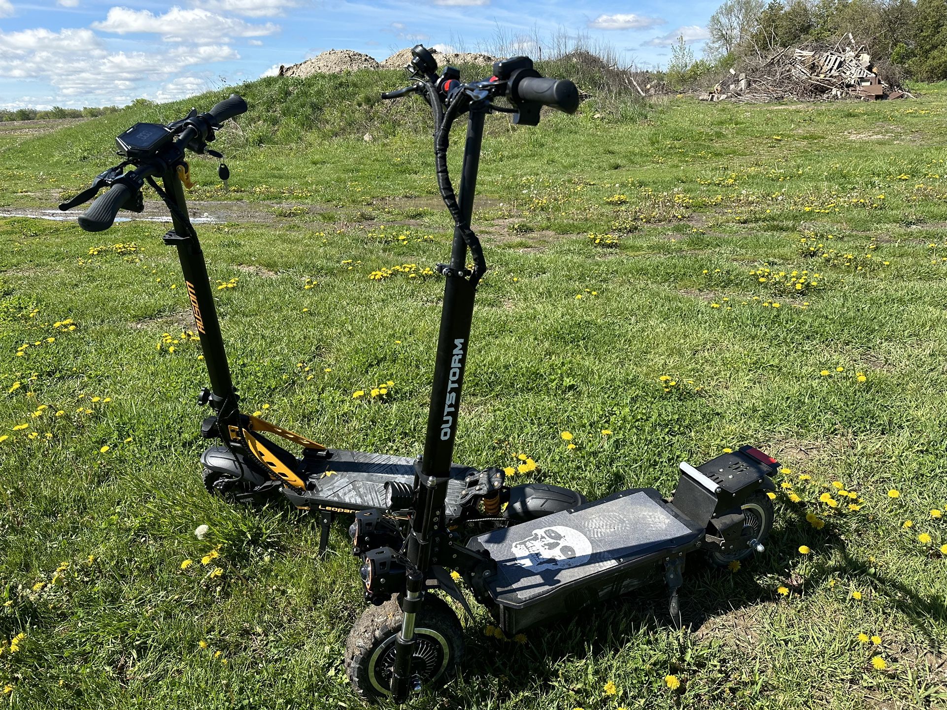2 Scooters Barely Used
