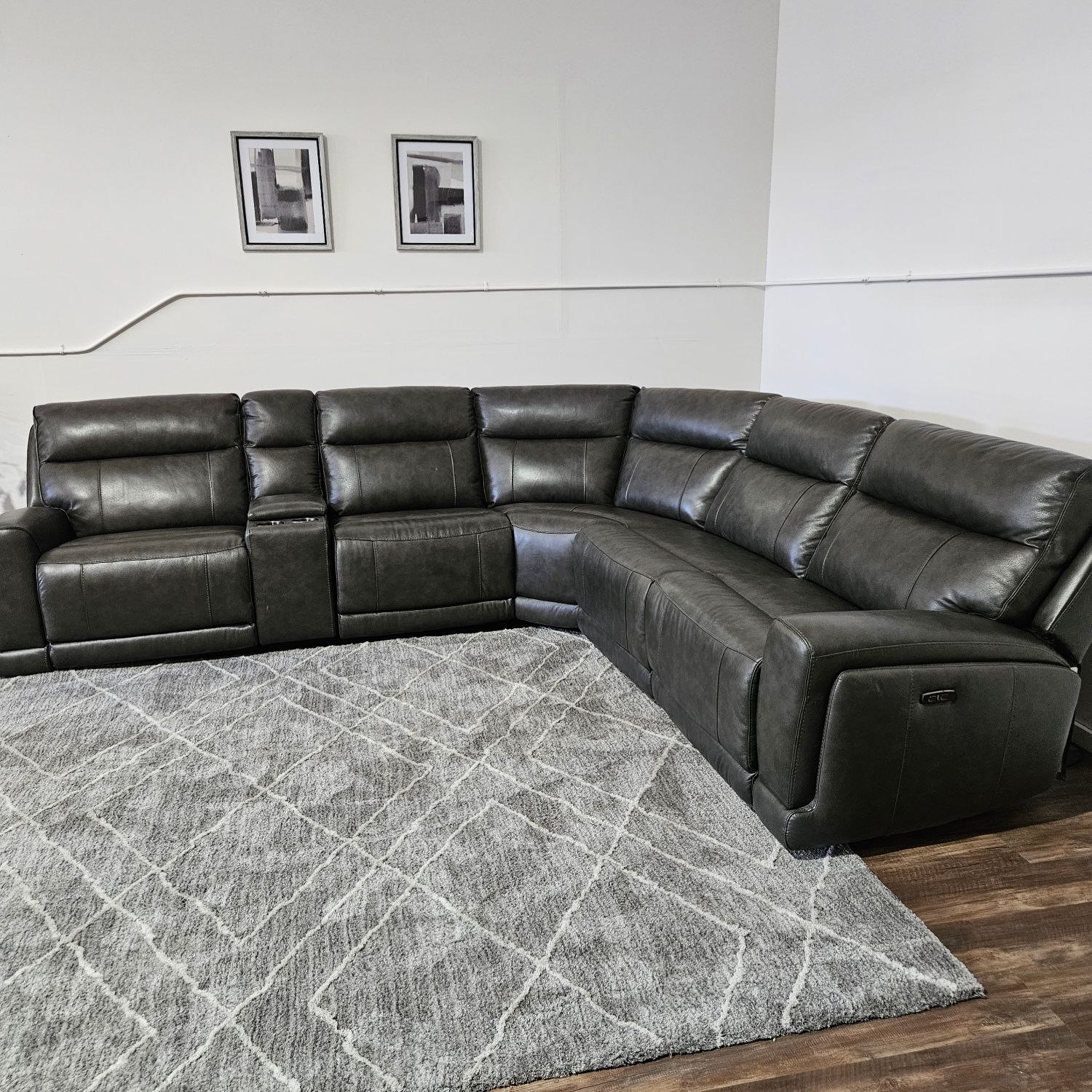 New Lauretta Leather Power Recliner - FREE DELIVERY