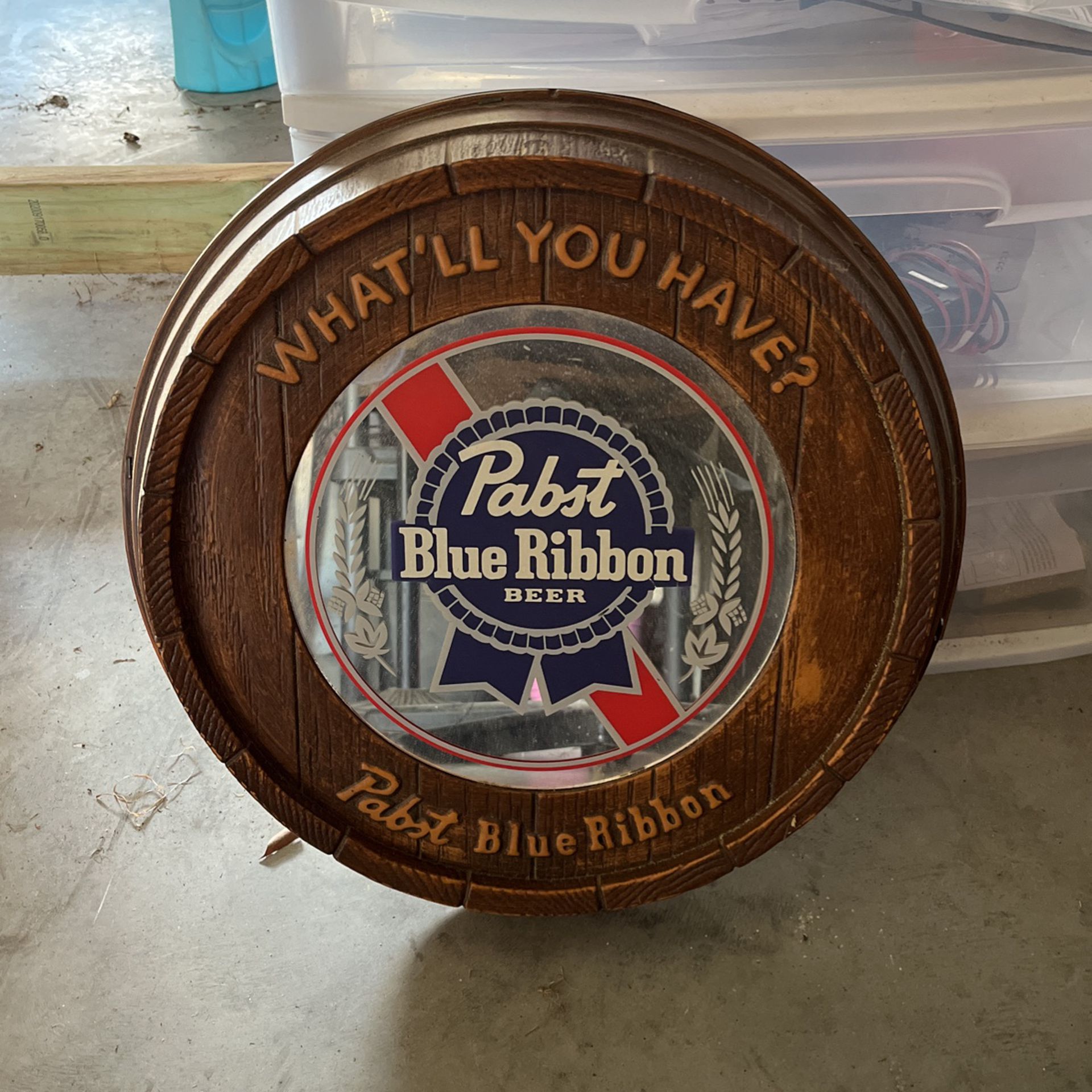 Pabst Blue Ribbon Beer Sign 